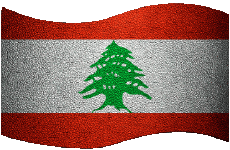 Flags Asia Lebanon Rectangle 