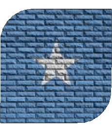Drapeaux Afrique Somalie Carré 