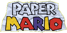 Multi Media Video Games Super Mario Paper 