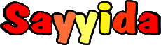 Nome FEMMINILE - Maghreb Musulmano S Sayyida 