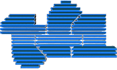 1984 - 1987-Multi Media Channels - TV France TF1 Logo 1984 - 1987