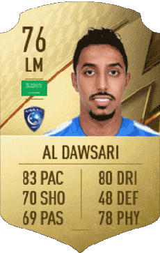 Multimedia Vídeo Juegos F I F A - Jugadores  cartas Arabia Saudita Salem Al Dawsari 