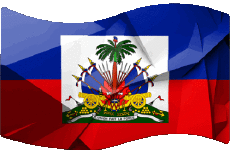 Drapeaux Amériques Haïti Rectangle 