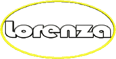 Prénoms FEMININ - Italie L Lorenza 