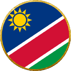 Flags Africa Namibia Round 