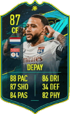Multimedia Vídeo Juegos F I F A - Jugadores  cartas Países Bajos Memphis Depay 