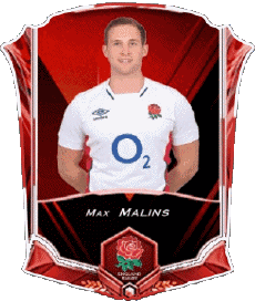 Sportivo Rugby - Giocatori Inghilterra Squadra 2022 Max Malins 
