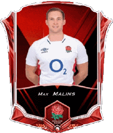 Sports Rugby - Joueurs Angleterre Max Malins 