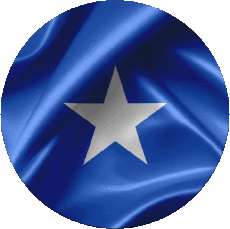 Drapeaux Afrique Somalie Rond 
