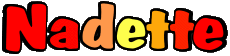 Vorname WEIBLICH - Frankreich N Nadette 