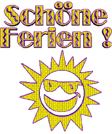 Messages German Schöne Ferien Transparent Background 04 