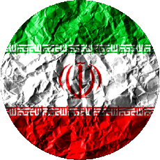 Bandiere Asia Iran Tondo 