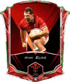 Sport Rugby - Spieler Wales Ryan Elias 