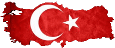 Drapeaux Asie Turquie Carte 
