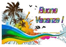 Messagi Italiano Buone Vacanze Sfondo trasparente 26 