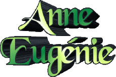 Nombre FEMENINO - Francia A Compuesto Anne Eugénie 