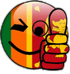 Banderas Asia Sri Lanka Smiley - OK 