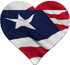 Flags Africa Liberia Heart 