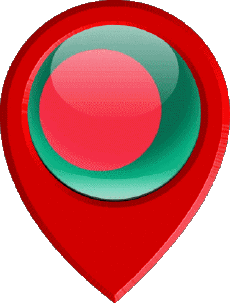 Bandiere Asia Bangladesh Perno di posizione 