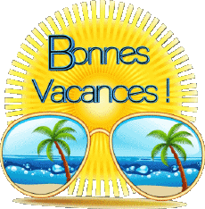 Nachrichten Französisch Bonnes Vacances 18 