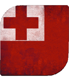 Bandiere Oceania Tonga Quadrato 
