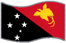 Bandiere Oceania Papua Nuova Guinea Rettangolo 