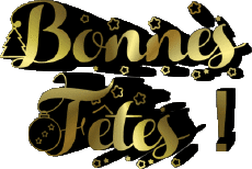 Mensajes Francés Bonnes Fêtes Serie 04 