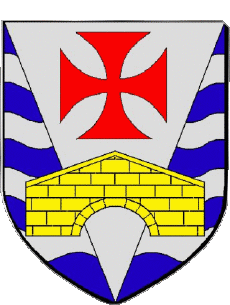 Blasón-Banderas Francia Departamentos - Ciudades 47 PONT DU CASSE Blasón