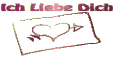 Messagi Tedesco Ich Liebe Dich Cuore 