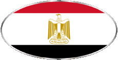 Flags Africa Egypt Oval 01 