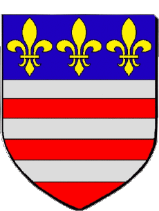 Wappen-Fahnen Frankreich Abteilungen - Städte 30 UZES Wappen