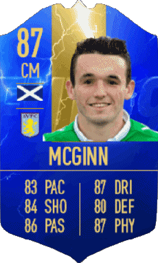 Multimedia Vídeo Juegos F I F A - Jugadores  cartas Escocia John McGinn 