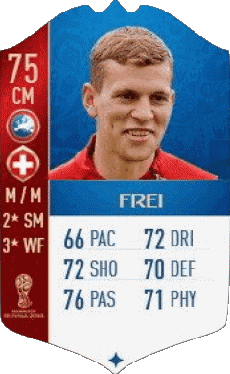 Multimedia Vídeo Juegos F I F A - Jugadores  cartas Suiza Fabian Frei 
