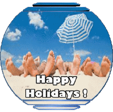 Nombre - Mensajes Mensajes - Inglés Happy Holidays 02 
