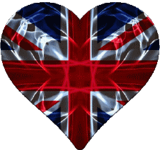 Bandiere Europa UK Cuore 