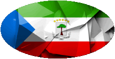 Flags Africa Equatorial Guinea Oval 01 