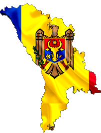 Flags Europe Moldova Map 