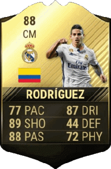 Multi Media Video Games F I F A - Card Players Colombia James Rodríguez 