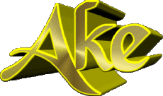 First Names MASCULINE - German A Ake 