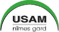 Sport Handballschläger Logo Frankreich Nîmes - USAM 