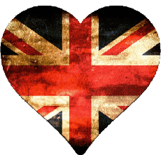 Banderas Europa Reino Unido Corazón 