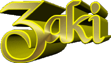 Vorname MANN - Maghreb Muslim Z Zaki 