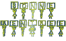 Messages French Bonne Rentrée Transparent Background 10 