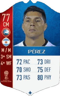 Multimedia Videospiele F I F A - Karten Spieler Argentinien Enzo Pérez 