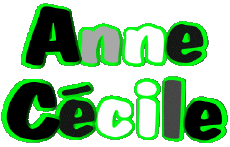 Nome FEMMINILE - Francia A Composto Anne Cécile 