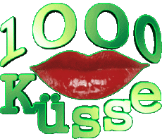 Messages Allemand Küsse 1000 