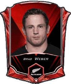 Deportes Rugby - Jugadores Nueva Zelanda Brad Weber 