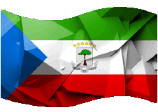 Fahnen Afrika Äquatorialguinea Rechteck 