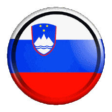 Fahnen Europa Slowenien Rund - Ringe 