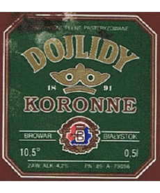 Boissons Bières Pologne Dojlidy 